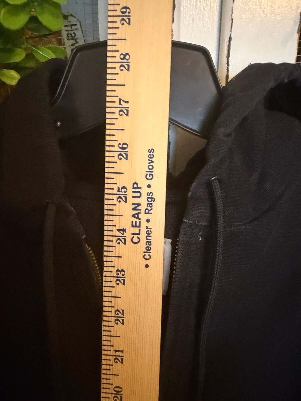 Carhartt J131 Thermal Lined Hooded Zip Jacket Size M Black - Picture 14 of 16